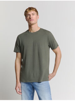 No Excess T-Shirt Crewneck Stripes Dark Steel (27340371 - 124)