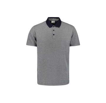 No Excess Polo 2 Coloured Jacquard Deep Blue (27380350 - 096)
