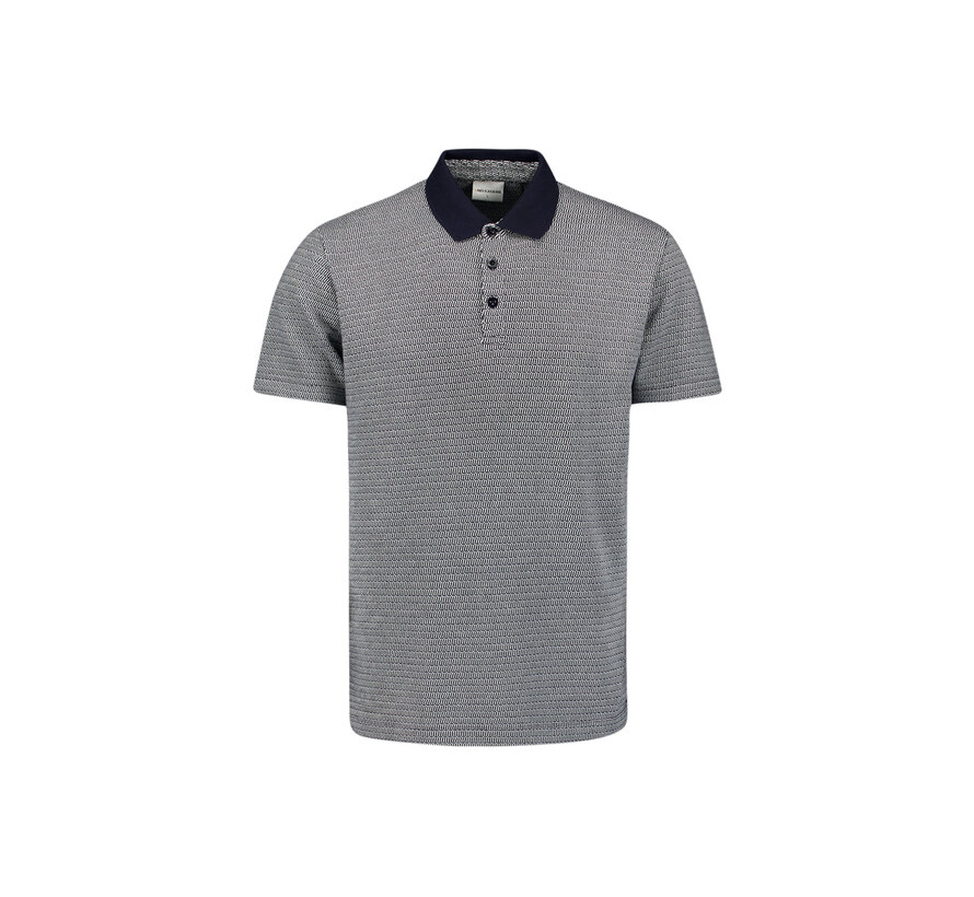 Polo 2 Coloured Jacquard Deep Blue (27380350 - 096)