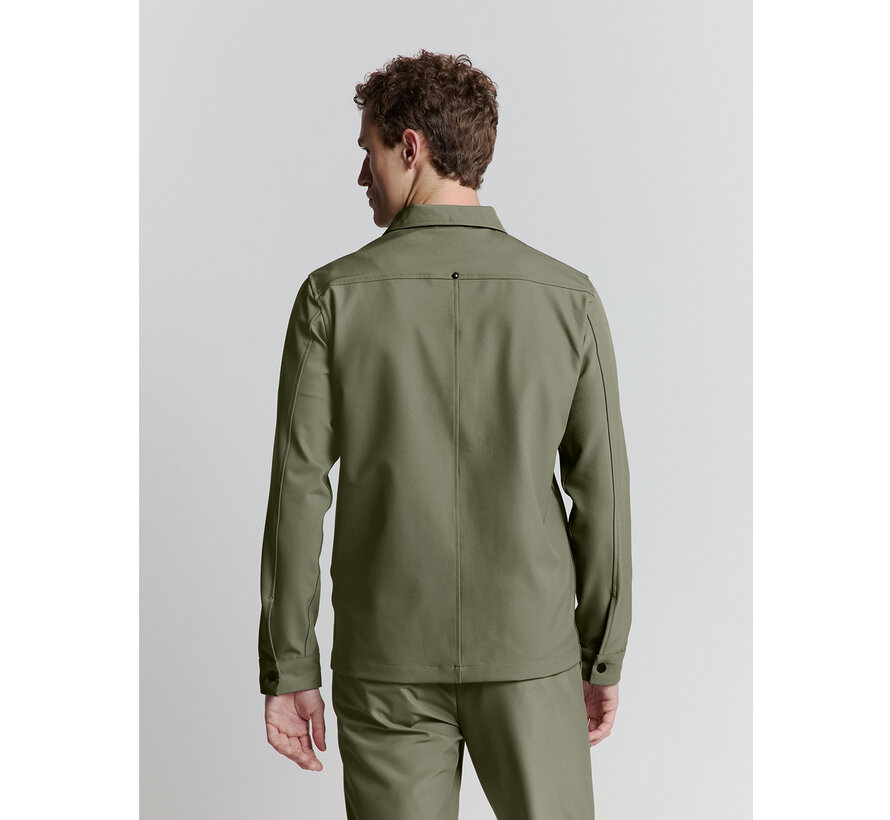 Overshirt Full Zipper Stretch Sedoc Light Army (27510104 - 177)