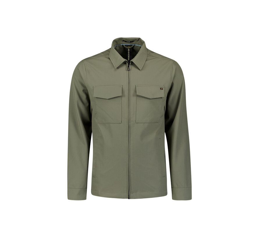 Overshirt Full Zipper Stretch Sedoc Light Army (27510104 - 177)