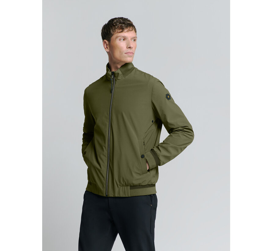 Jacket Short Fit Clean Soft Dark Moss (27630210 - 186)