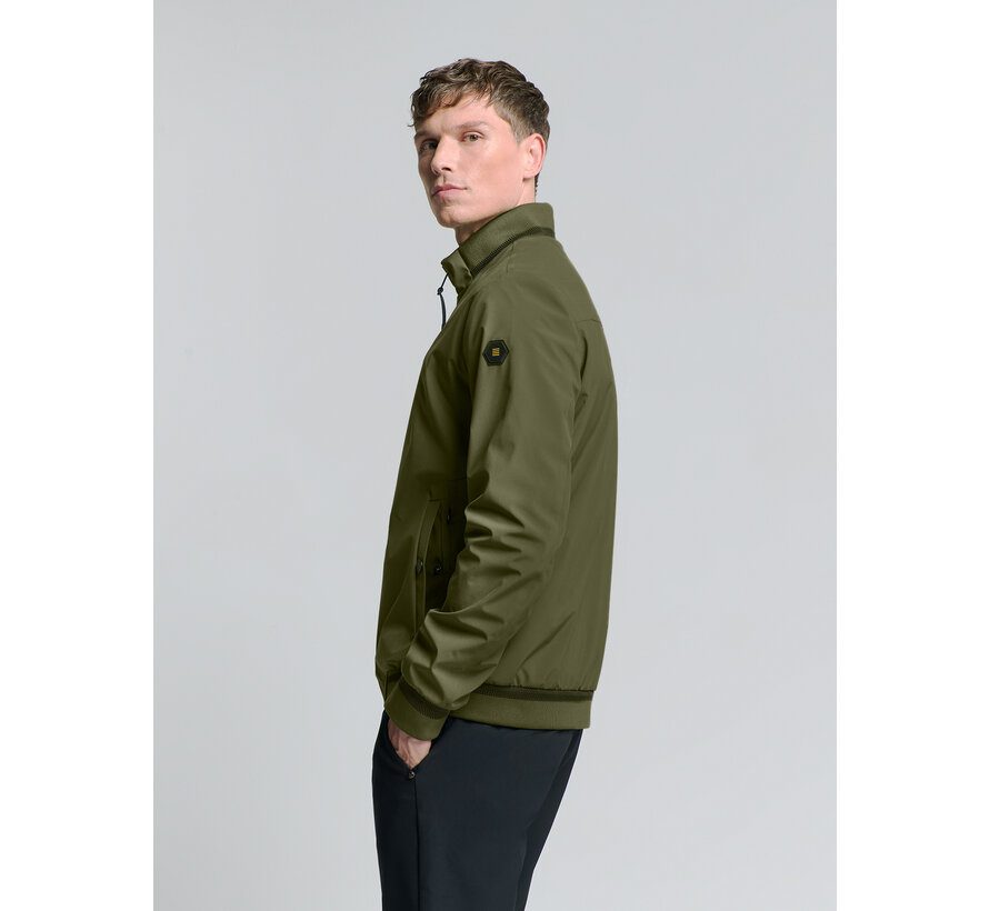 Jacket Short Fit Clean Soft Dark Moss (27630210 - 186)