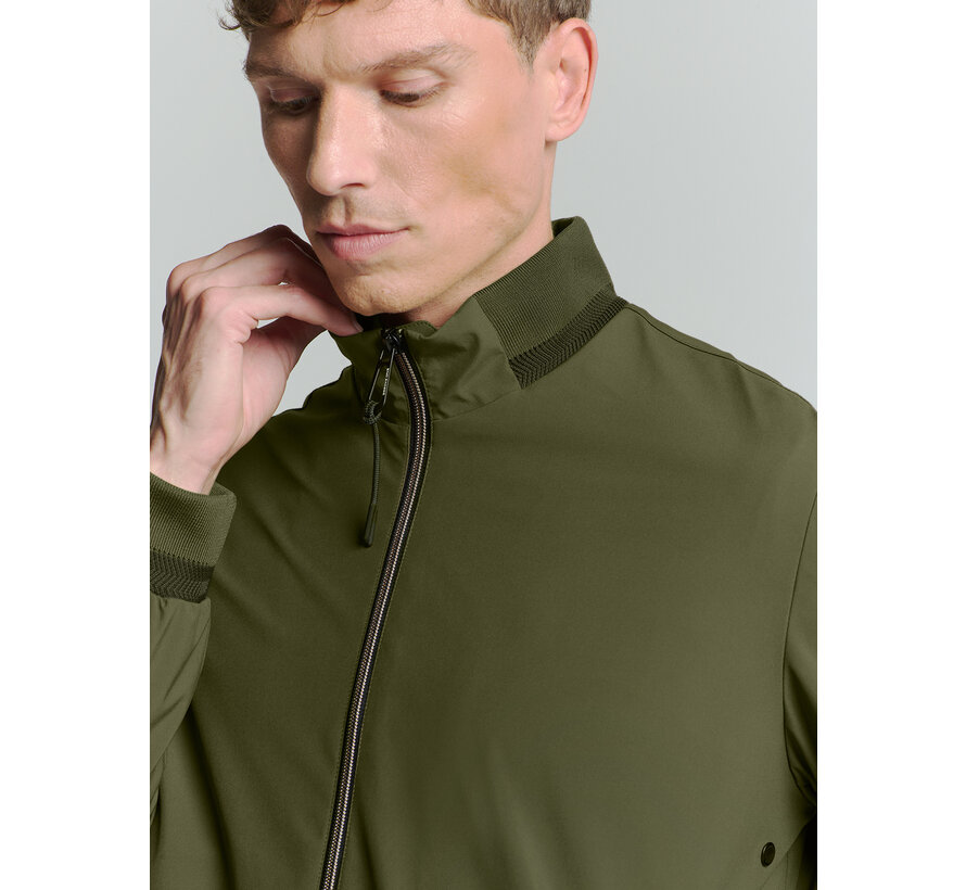 Jacket Short Fit Clean Soft Dark Moss (27630210 - 186)
