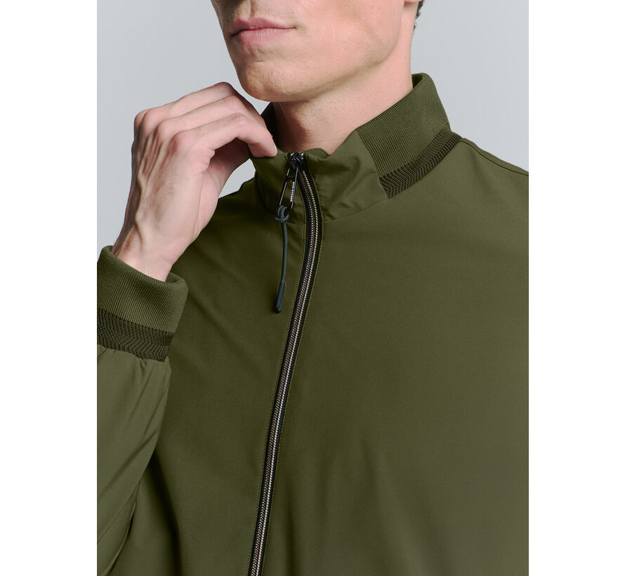 Jacket Short Fit Clean Soft Dark Moss (27630210 - 186)
