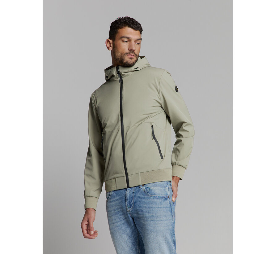 Jacket Short Fit Hooded Light Army (27630216 - 177)