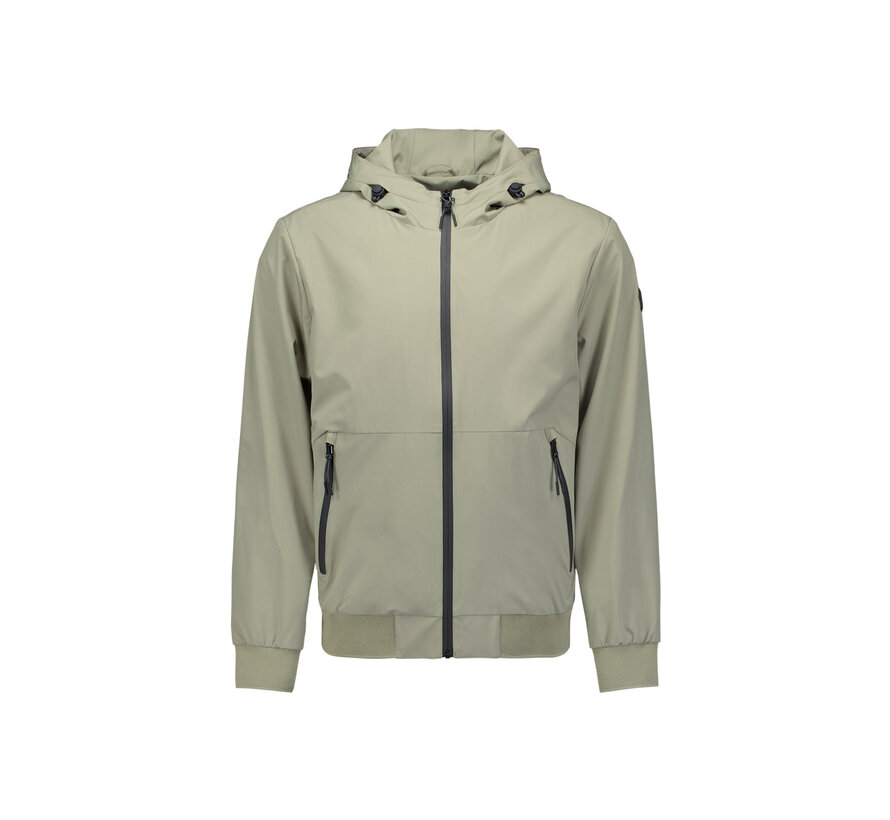 Jacket Short Fit Hooded Light Army (27630216 - 177)