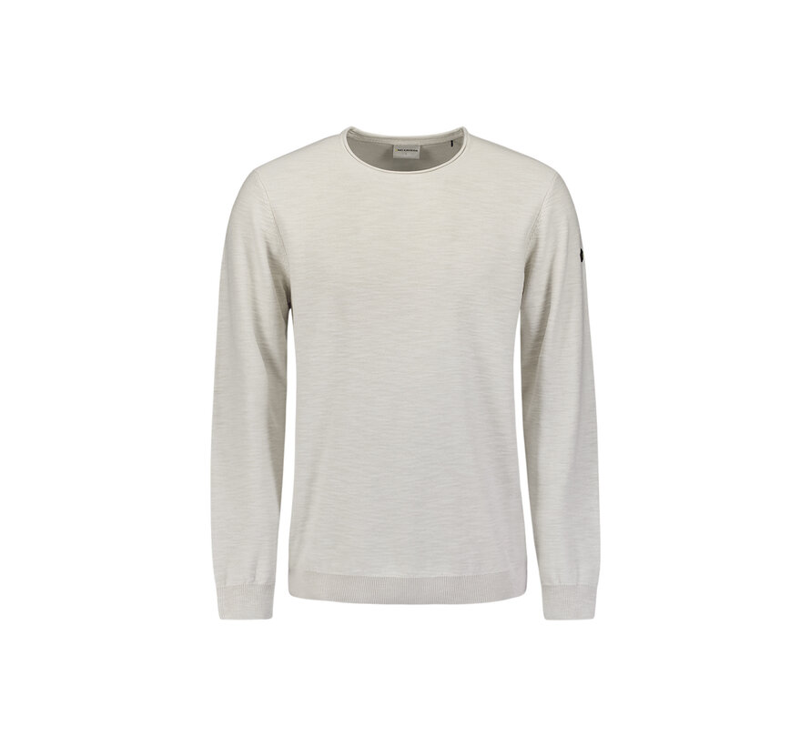Pullover Crewneck Garment Dyed + Stone Washed Chalk (27210101SN - 017)