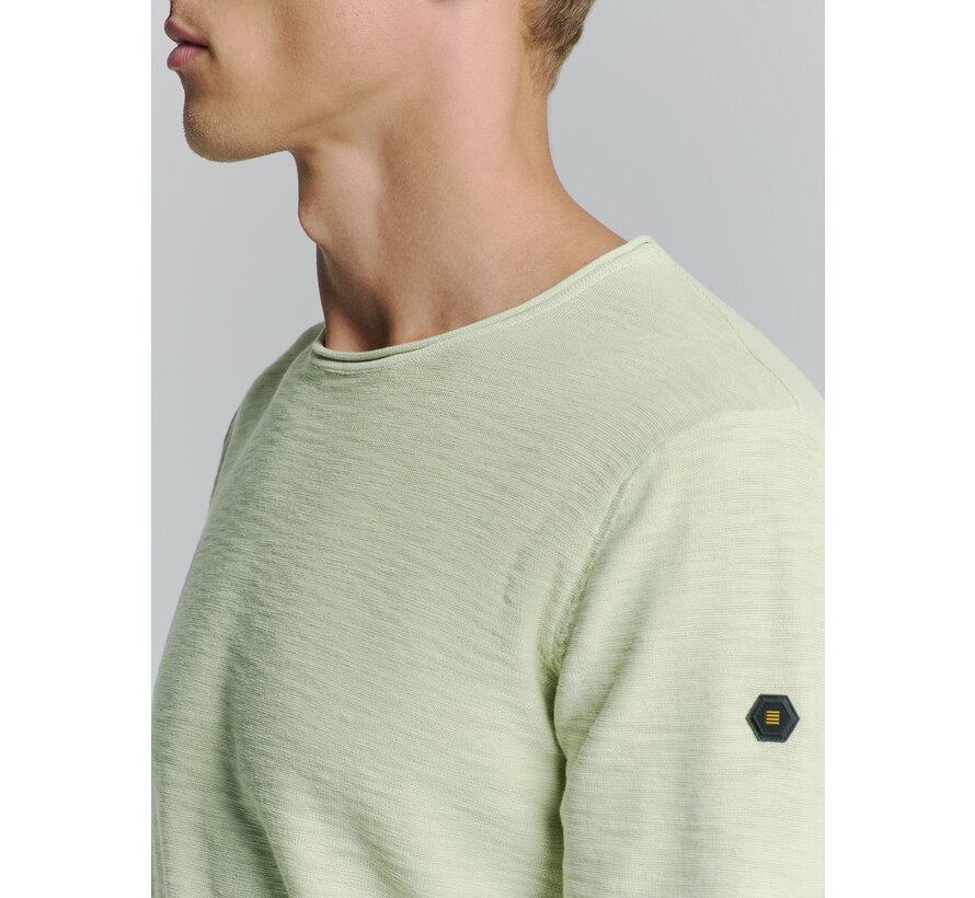 Pullover Crewneck Garment Dyed + Stone Washed Mint (27210101SN - 058)