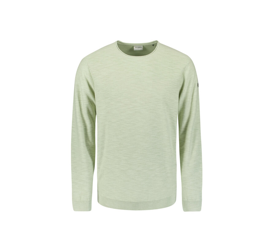 Pullover Crewneck Garment Dyed + Stone Washed Mint (27210101SN - 058)