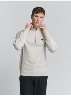 No Excess Pullover Half Zip Chalk (27210106SN - 017)
