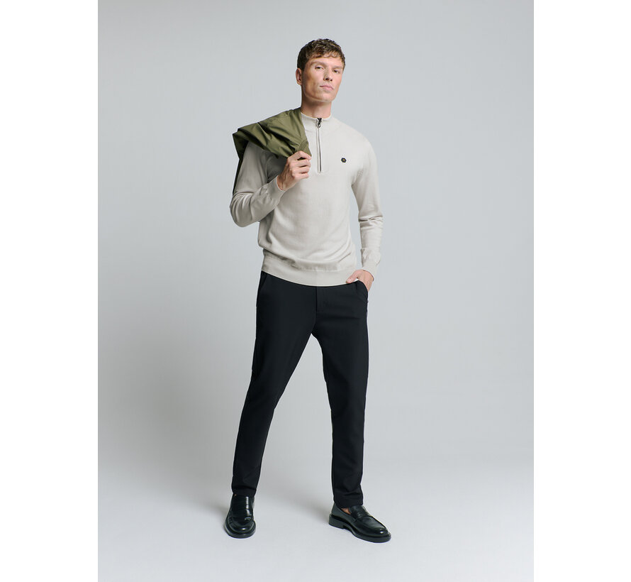 Pullover Half Zip Chalk (27210106SN - 017)
