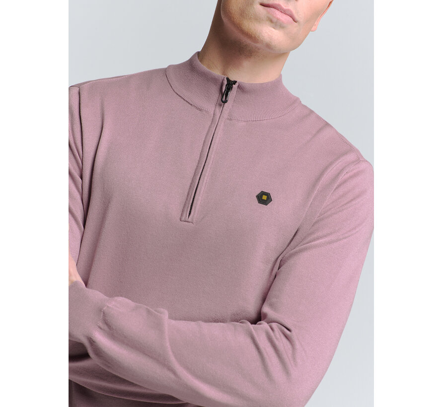 Pullover Half Zip Mauve (27210106SN - 146)