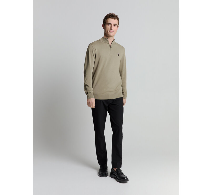 Pullover Half Zip Light Army (27210106SN - 177)