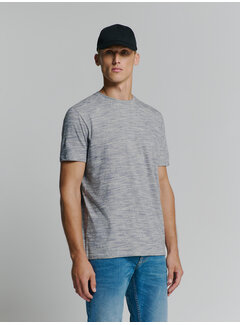 No Excess T-Shirt Crewneck Multi Coloured Melange Deep Blue (27340368 - 096)