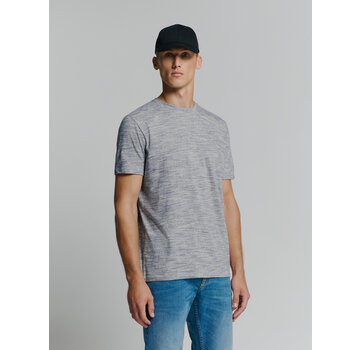 No Excess T-Shirt Crewneck Multi Coloured Melange Deep Blue (27340368 - 096)