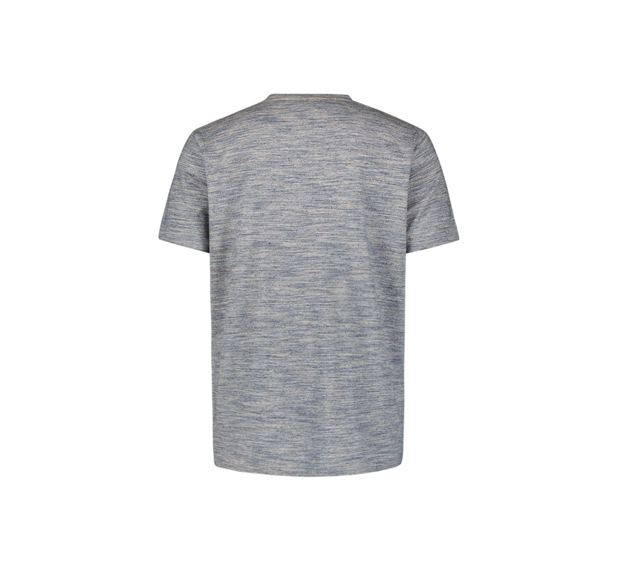 T-Shirt Crewneck Multi Coloured Melange Deep Blue (27340368 - 096)