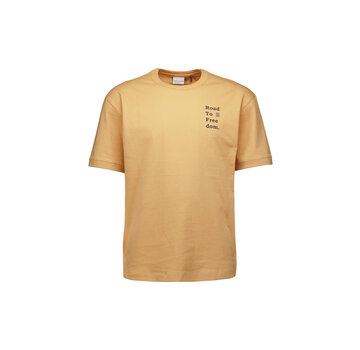 No Excess T-Shirt Crewneck Melange Placed Print Yellow (27350350 - 070)