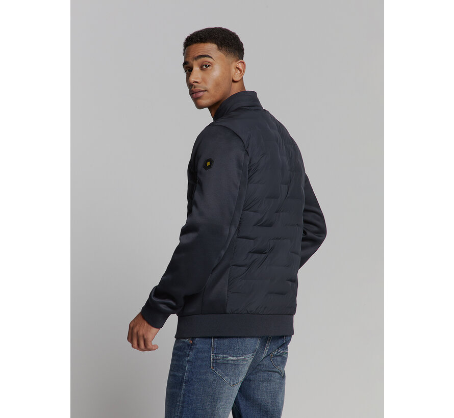 Jacket Short Fit Sealed Knitted Mix Night (27630209 - 078)