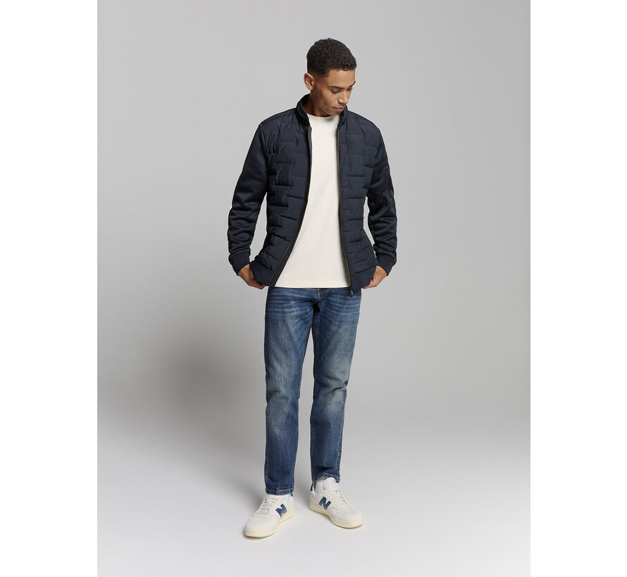 Jacket Short Fit Sealed Knitted Mix Night (27630209 - 078)