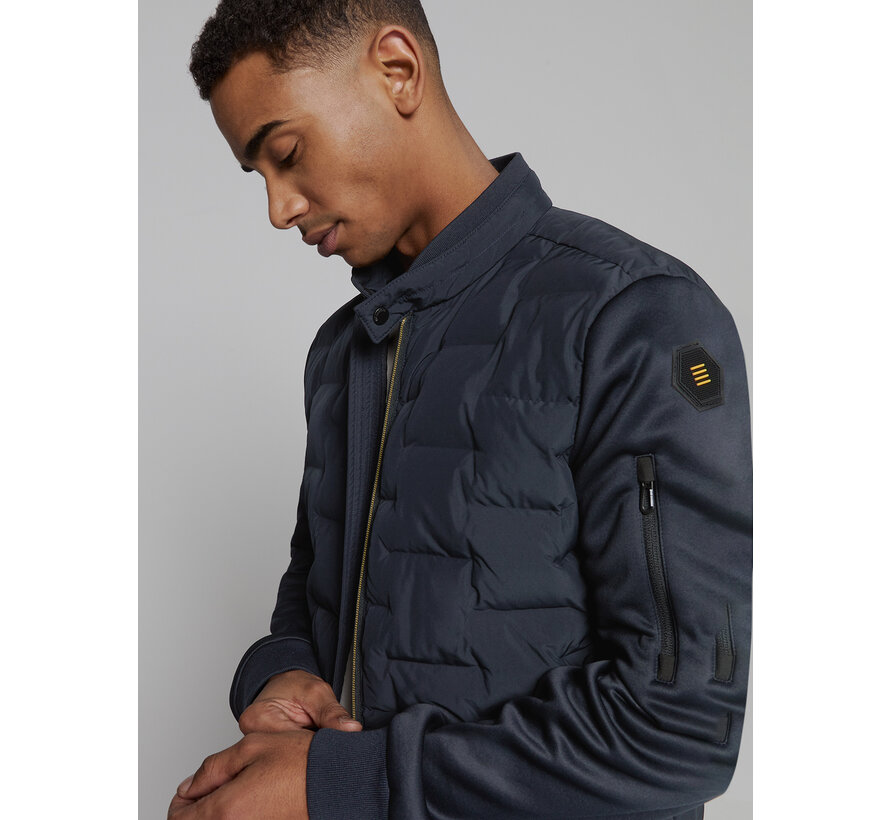 Jacket Short Fit Sealed Knitted Mix Night (27630209 - 078)