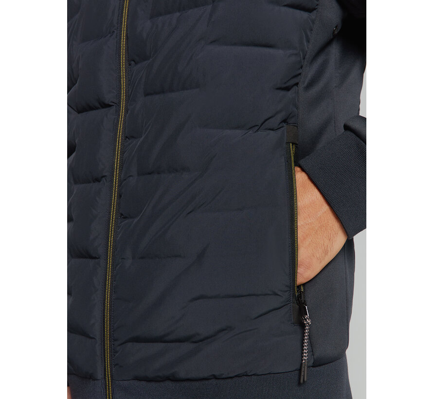 Jacket Short Fit Sealed Knitted Mix Night (27630209 - 078)