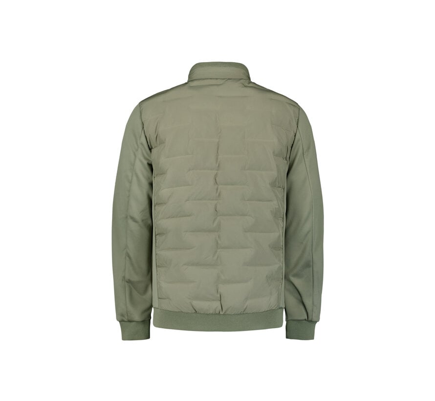 Jacket Short Fit Sealed Knitted Mix Light Army (27630209 - 177)