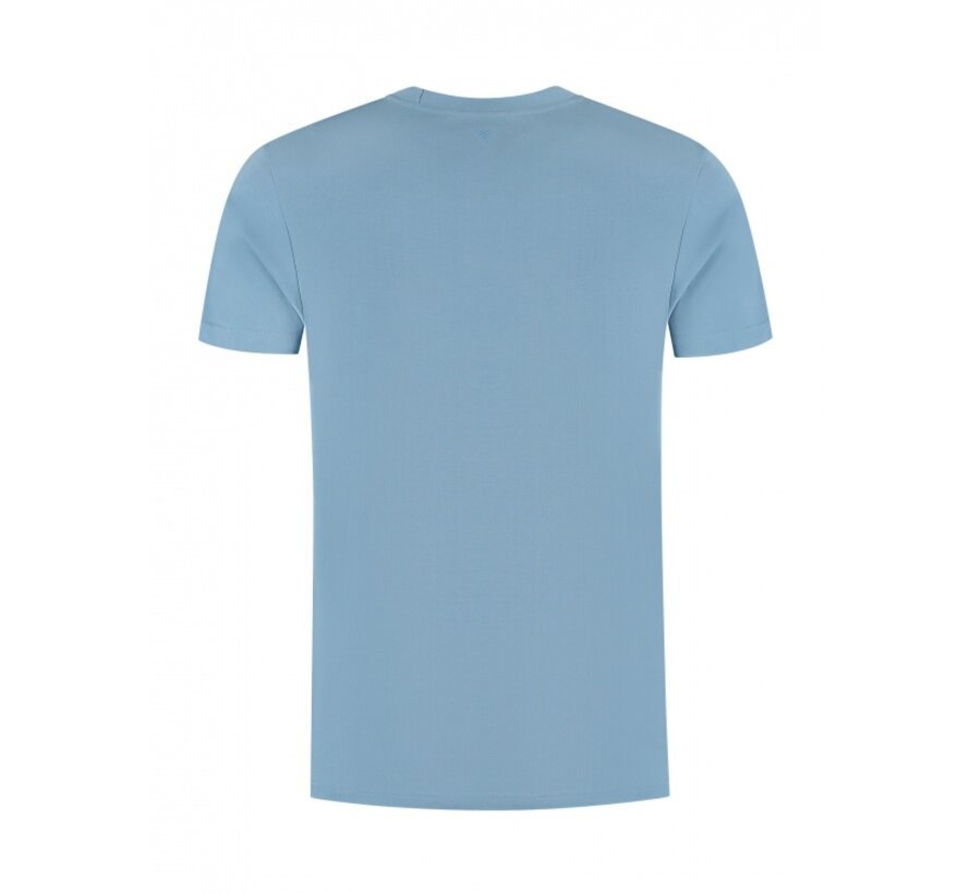 Sideline Wordmark T-shirt Mid Blue (25030102 - 36)