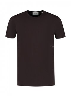 Pure Path Sideline Wordmark T-shirt Dark Brown (25030102 - 96)