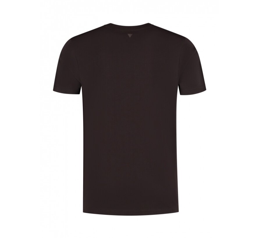 Sideline Wordmark T-shirt Dark Brown (25030102 - 96)