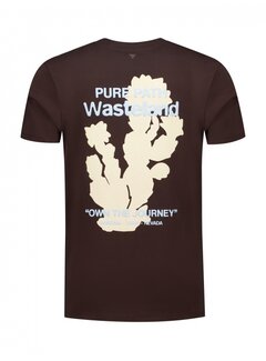 Pure Path Desert Wasteland T-shirt Dark Brown (25030106 - 96)