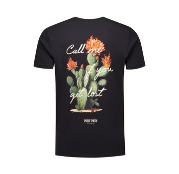 Pure Path Call Me If You Get Lost T-shirt Black (25030107 - 02)