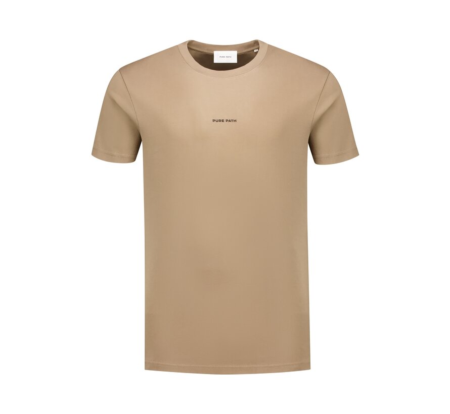Call Me If You Get Lost T-shirt Taupe (25030107 - 53)