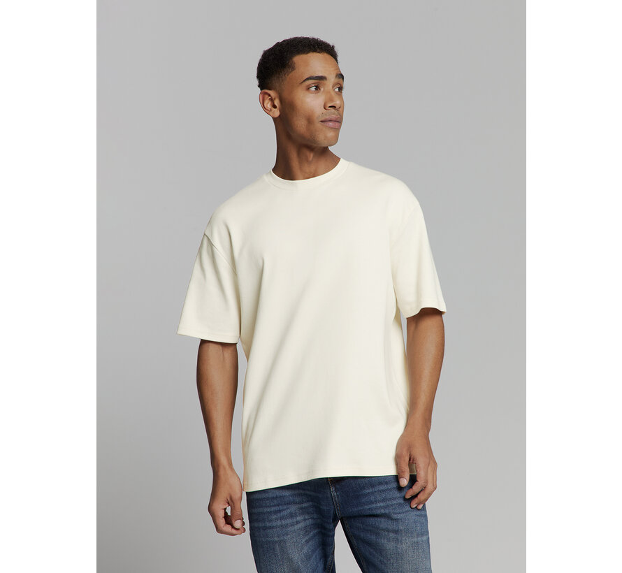 T-Shirt Crewneck Heavy Solid Basic Offwhite (27340261 - 011)