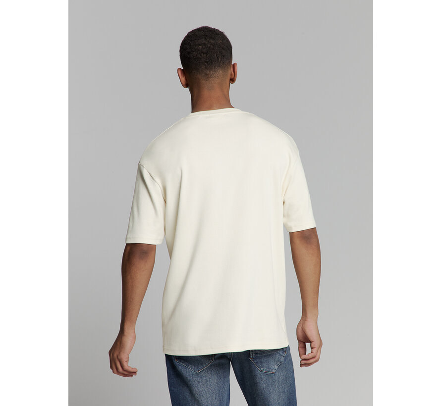 T-Shirt Crewneck Heavy Solid Basic Offwhite (27340261 - 011)