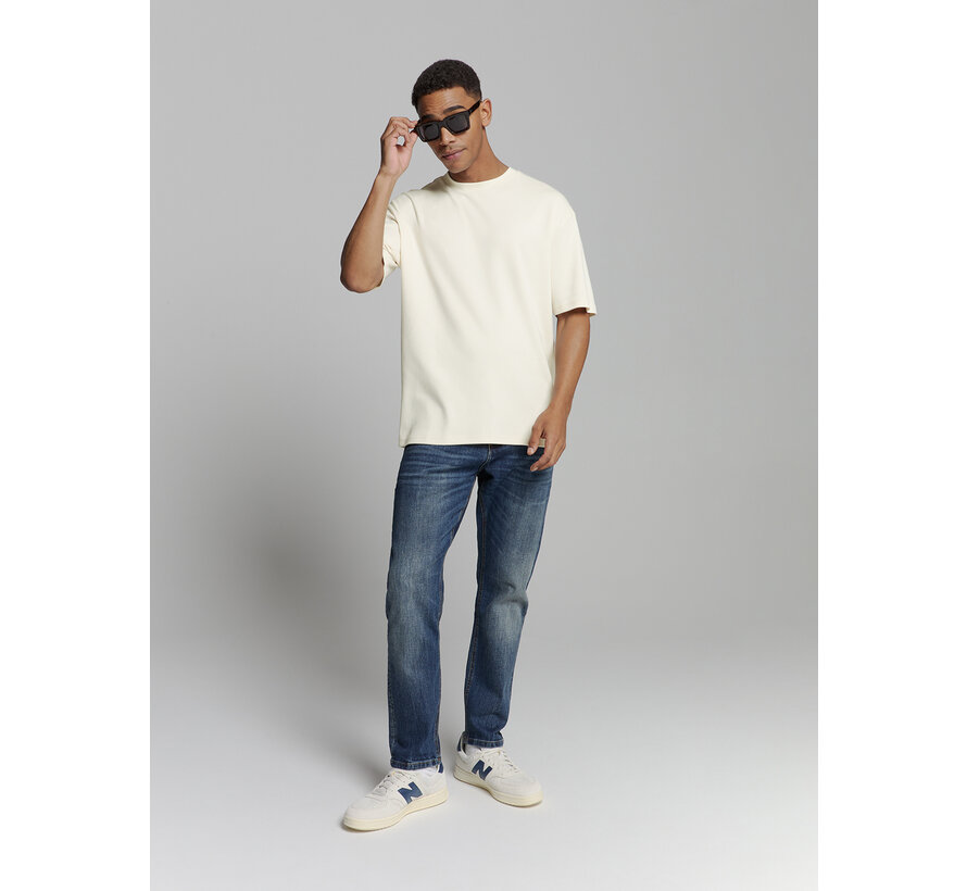 T-Shirt Crewneck Heavy Solid Basic Offwhite (27340261 - 011)