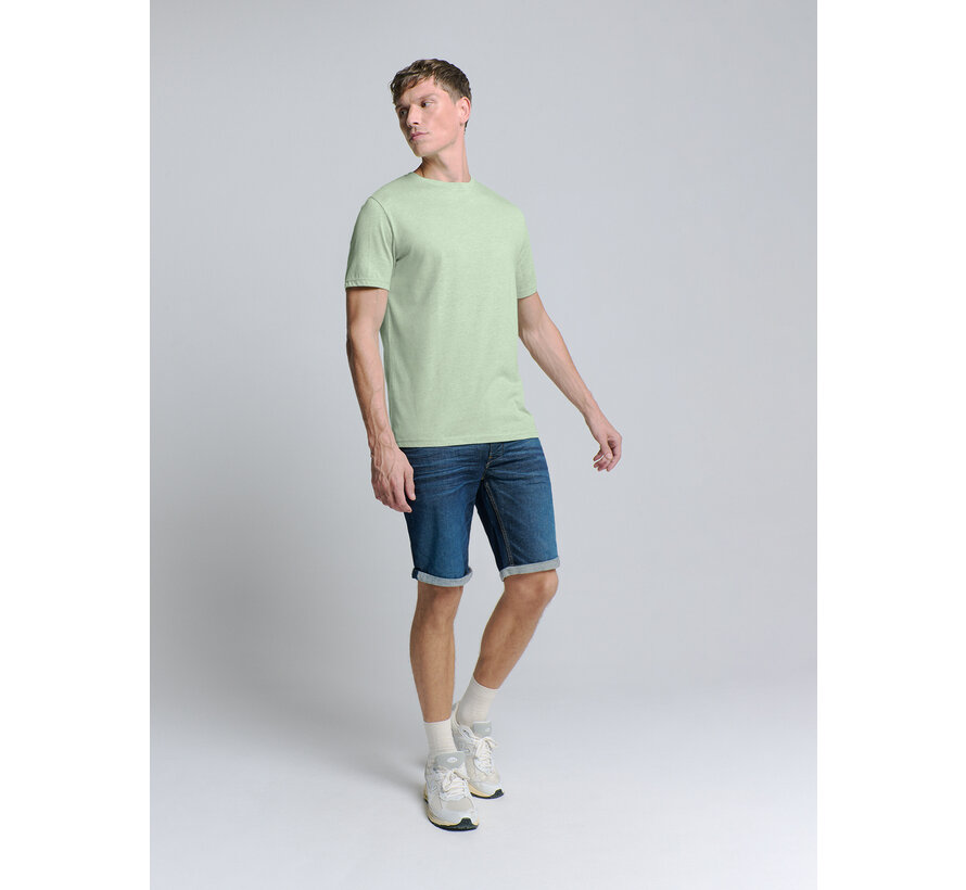 T-Shirt Crewneck Melange Mint (27340262SN - 058)