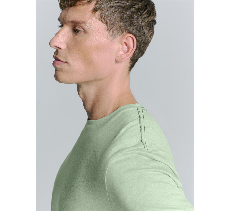 T-Shirt Crewneck Melange Mint (27340262SN - 058)