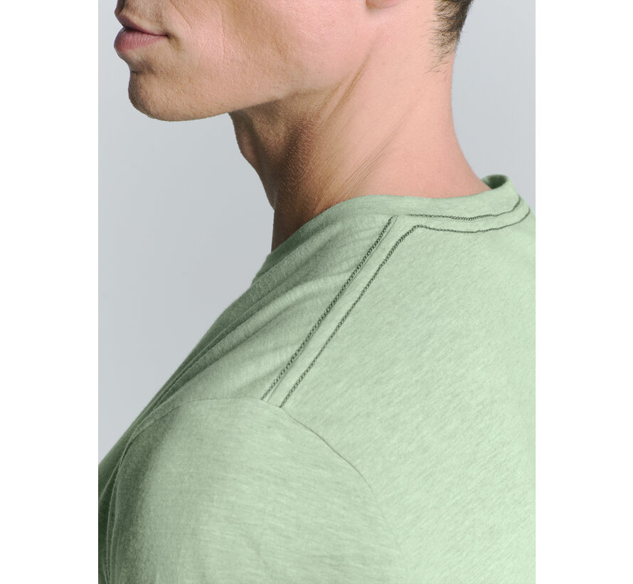 T-Shirt Crewneck Melange Mint (27340262SN - 058)