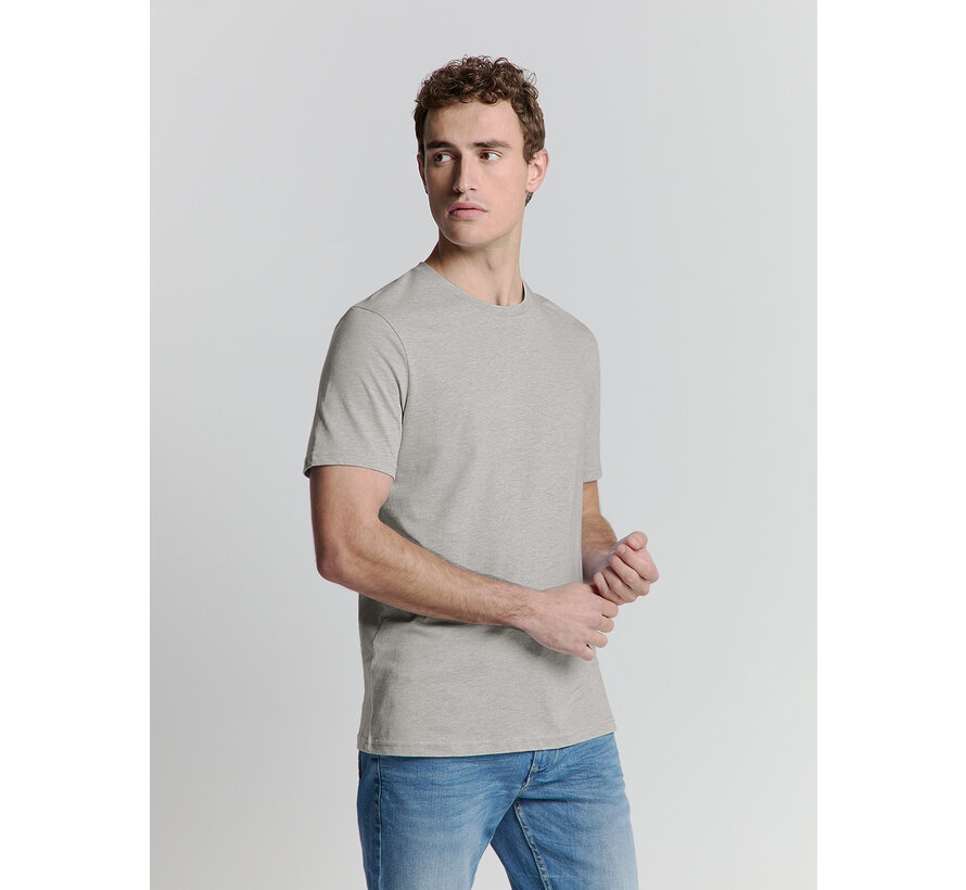 T-Shirt Crewneck Melange Cloud (27340262SN - 130)