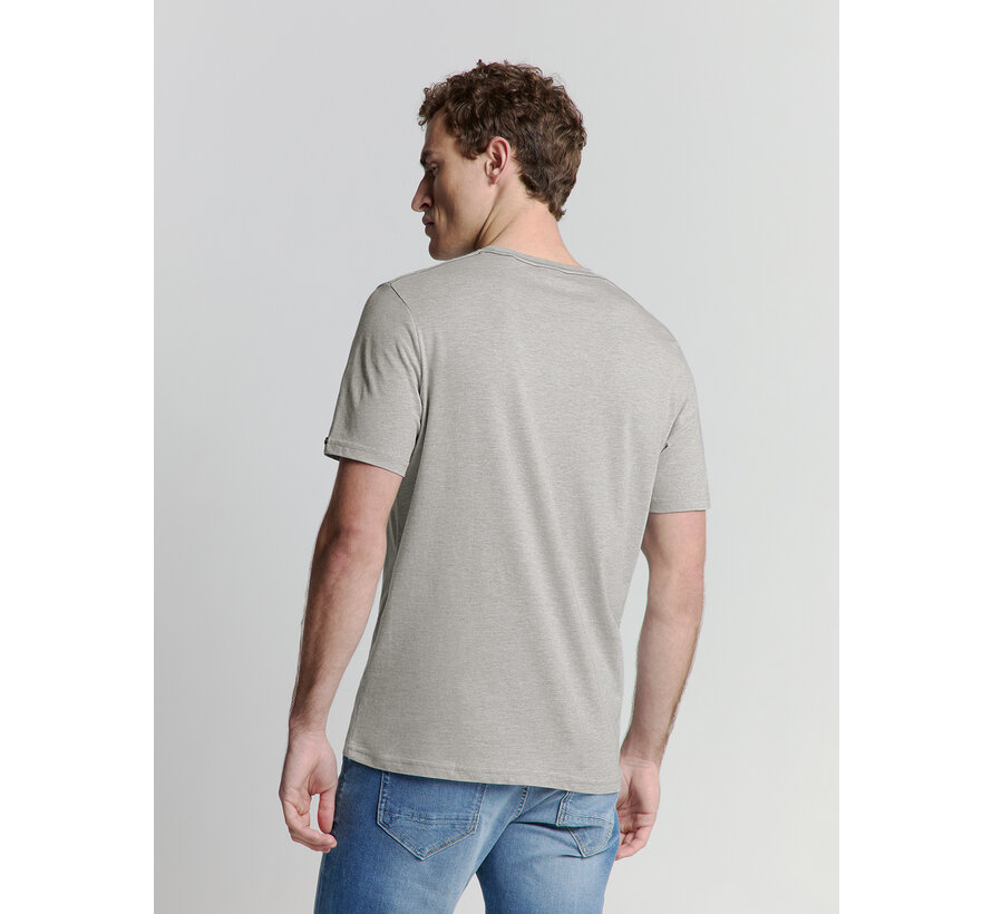 T-Shirt Crewneck Melange Cloud (27340262SN - 130)