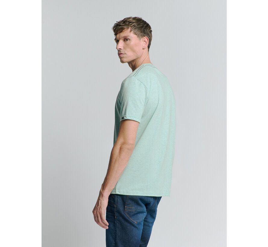 T-Shirt Crewneck Melange Ice (27340262SN - 151)