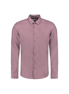 No Excess Shirt Solid With Linen Mauve (27470213SN - 146)