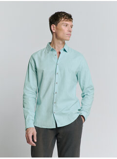 No Excess Shirt Solid With Linen Ice (27470213SN - 151)