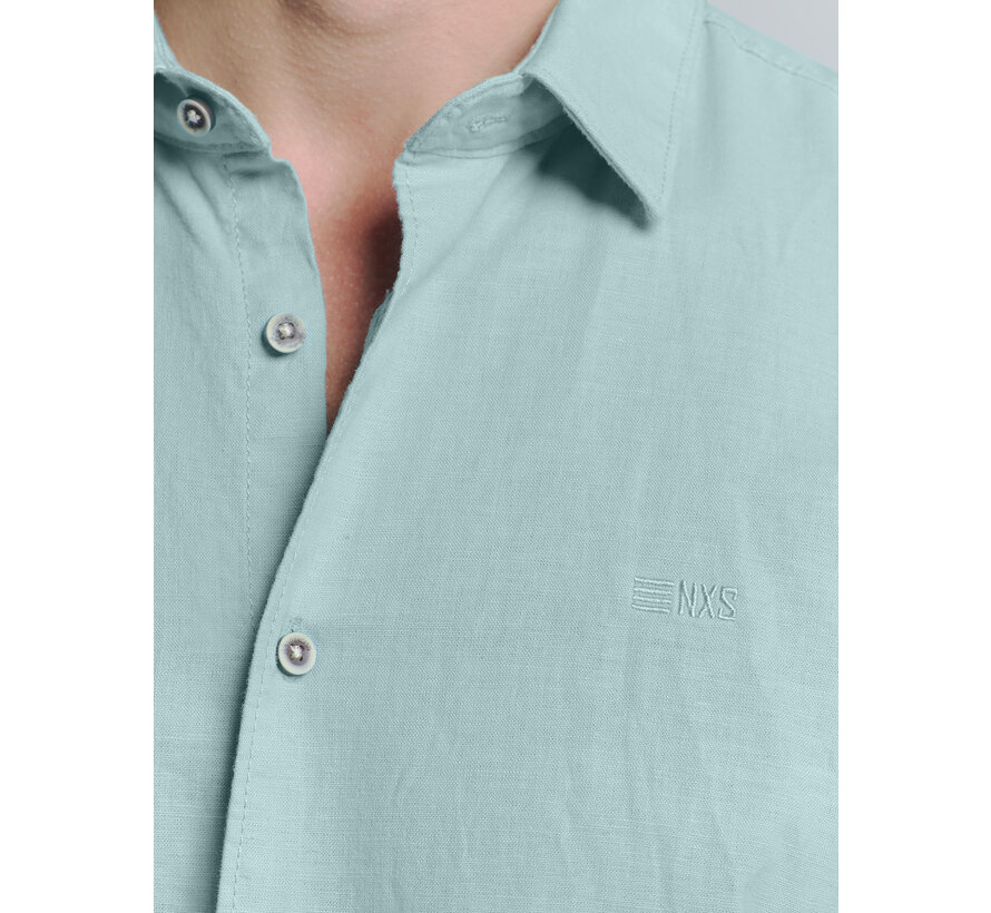 Shirt Solid With Linen Ice (27470213SN - 151)
