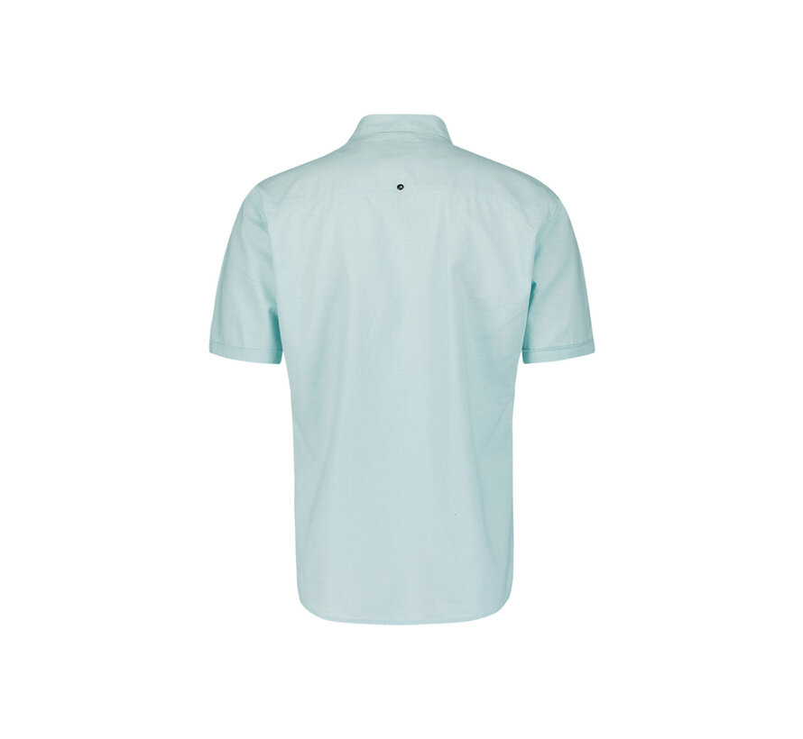 Shirt Short Sleeve Solid With Linen Ice (27480321SN - 151)
