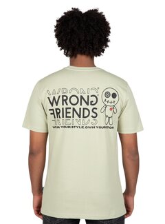 Wrong Friends Vichy T-Shirt  (WF1035 - Light Green)