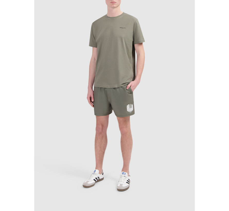 Grunge Logo Swim Shorts Dark Army (25019502 - 11)