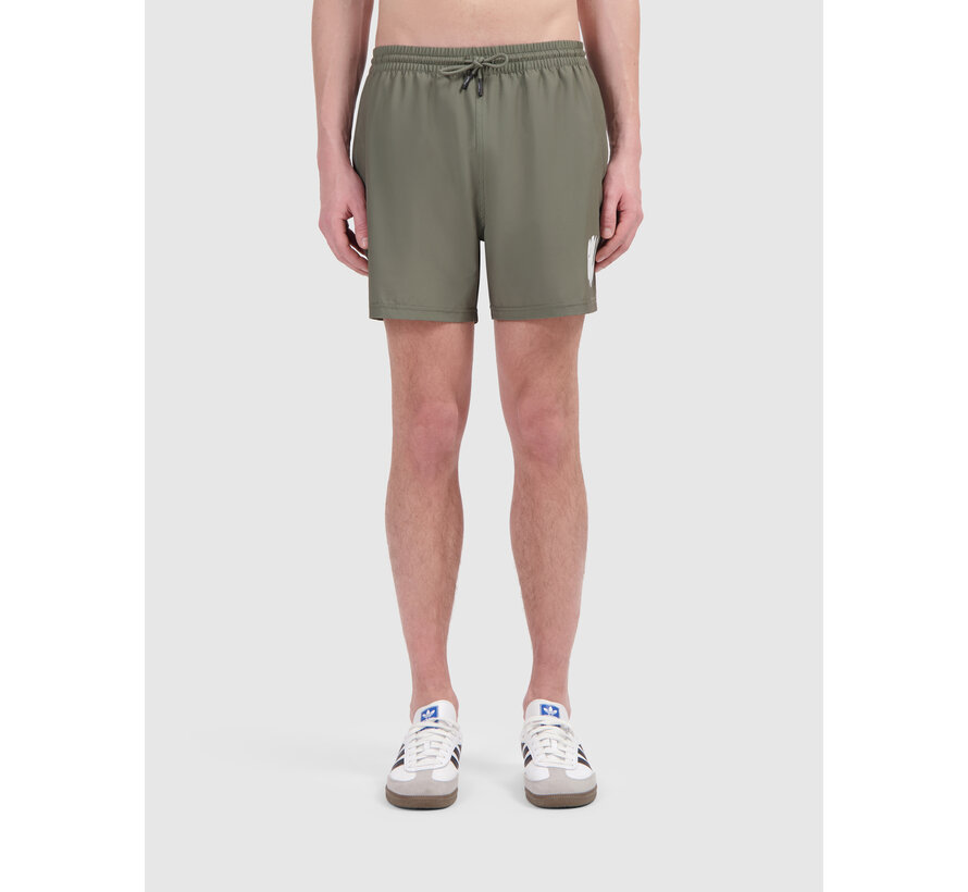 Grunge Logo Swim Shorts Dark Army (25019502 - 11)