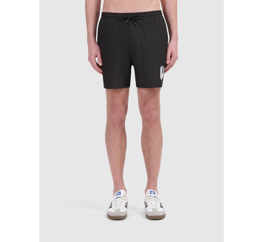 Grunge Logo Swim Shorts Black (25019502 - 02)